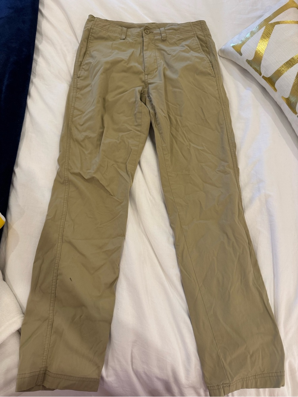 Duck Head Men's Tan Straight-Leg Chinos